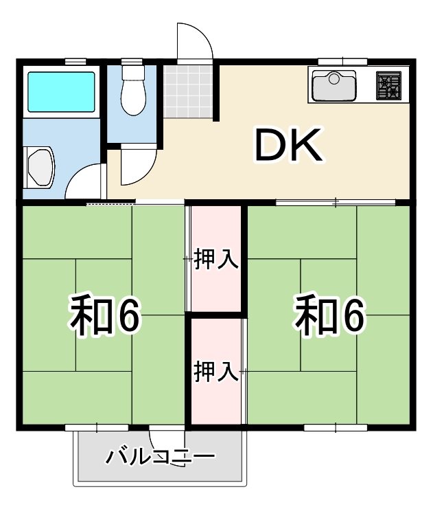 青葉ハイツの間取り写真