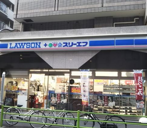 コンビニ　ローソン・スリーエフ日本橋中洲店（コンビニ）まで133m