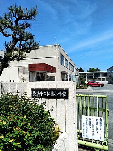 小学校　豊橋市立松葉小学校（小学校）まで606m