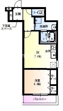 フジパレス西宮津門II番館の間取り写真