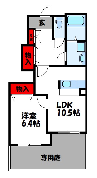 ジョイパレス桂川の間取り写真