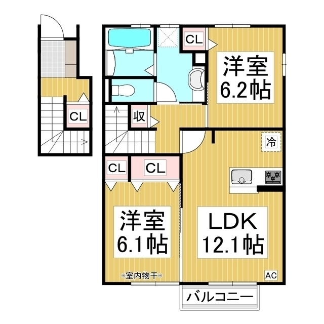 2LDK Apartment in Nagano, Nagano — photo 2 of 3