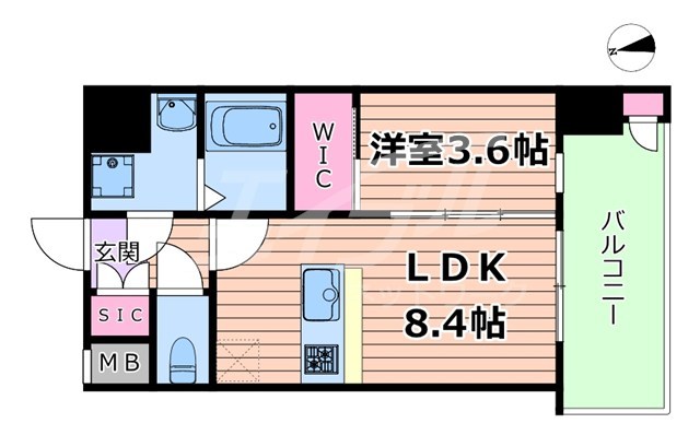地下鉄中央線 深江橋駅 徒歩7分 15階建 新築の間取り写真