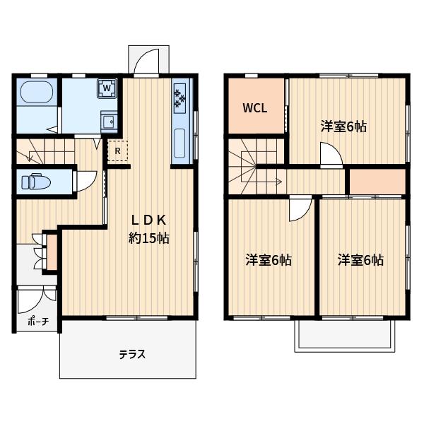 南大泉5丁目テラスハウスの間取り写真