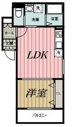 ＪＲ総武本線 都賀駅 徒歩4分 3階建 築3年の間取り写真