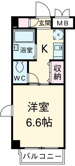 スターコート堀之内の間取り写真
