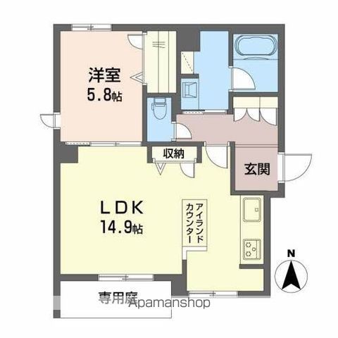 メゾンゴールド高取の間取り写真