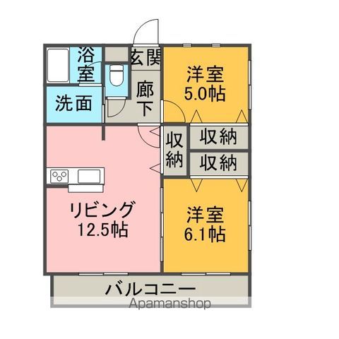 ビオモンテの間取り写真