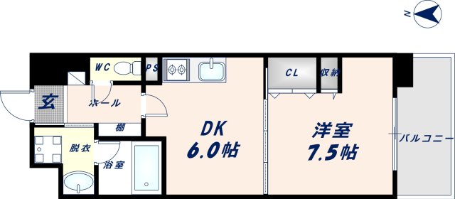アールパンション高井田の間取り写真