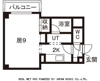 アルコン平岸３・４の間取り