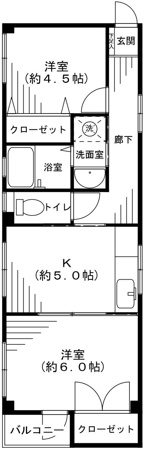 KB TOKIWAの間取り