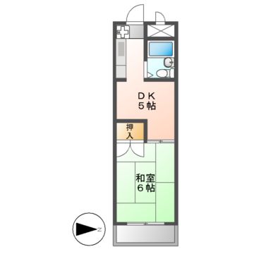 グランドハイツ西村の間取り