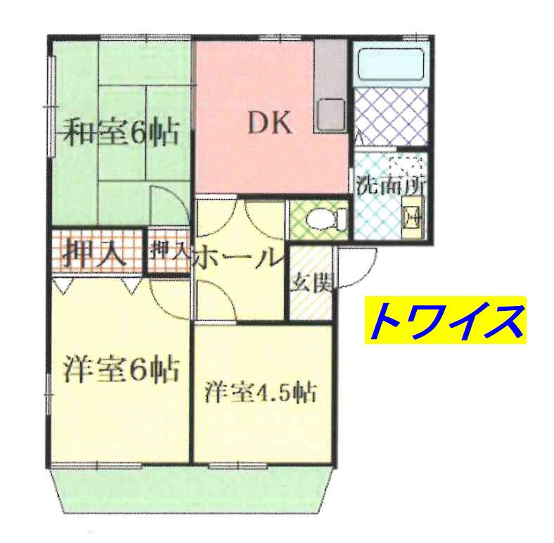 西多摩郡日の出町大字平井のアパートの間取り