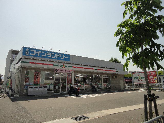 コンビニ　サンクス桂朝日町店（コンビニ）まで252m