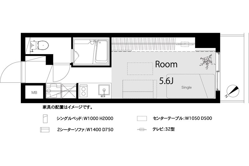 ミリオンプラザお茶の水の間取り