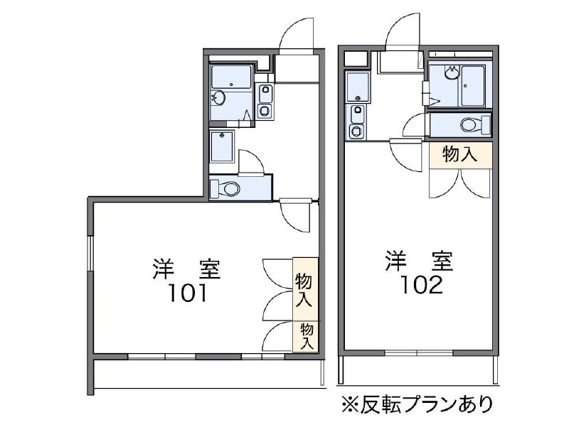 レオパレスＧ－１の間取り