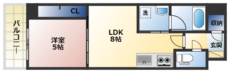 ファミーユ中園　IIの間取り