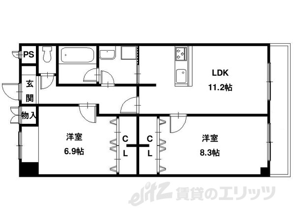 織花舘の間取り