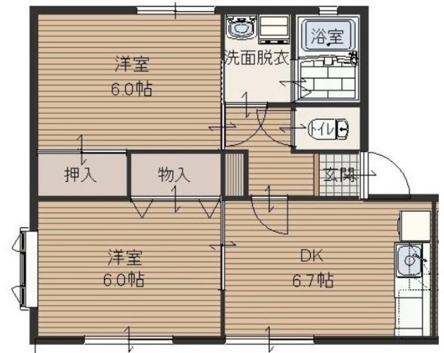 パナクオリティAの間取り