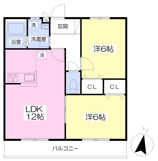 アムエンタスＧの間取り