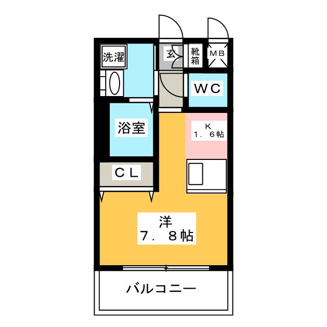 プレサンス鶴舞駅前ブリリアントの間取り