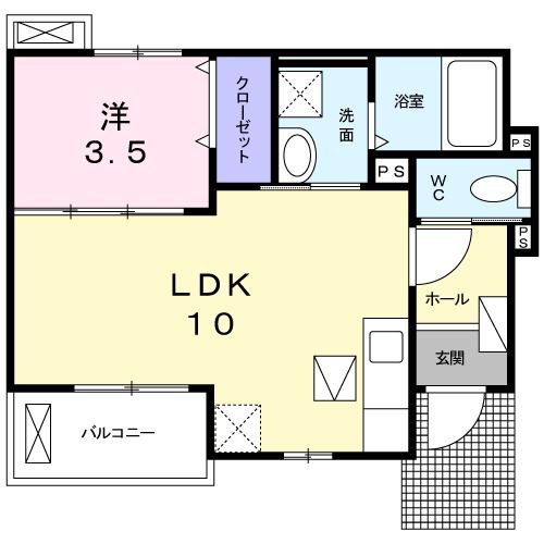 グランツ逆川の間取り