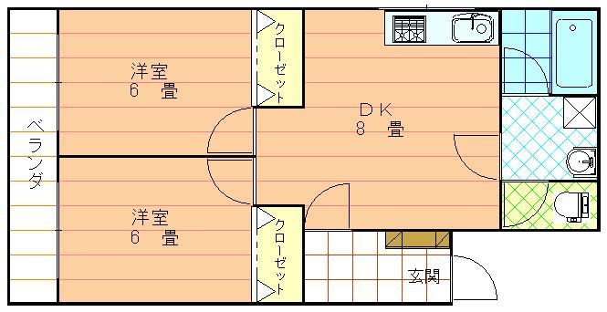 緑風館山西町の間取り