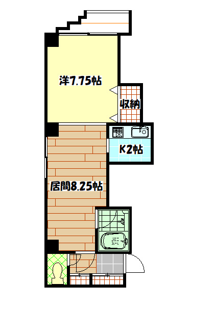 ラメール旭川の間取り