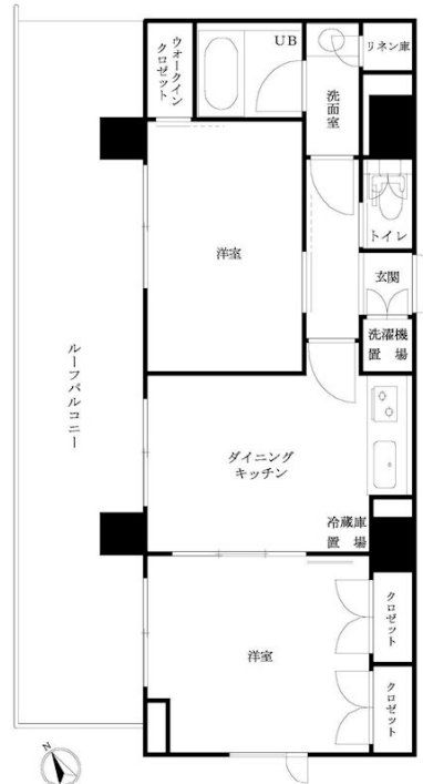 ルーブル仲六郷壱番館の間取り