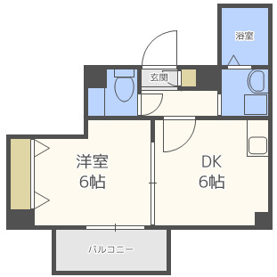 【ジェイ・プライド難波南の間取り】