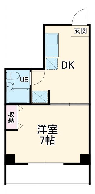 狭山市新狭山のマンションの間取り