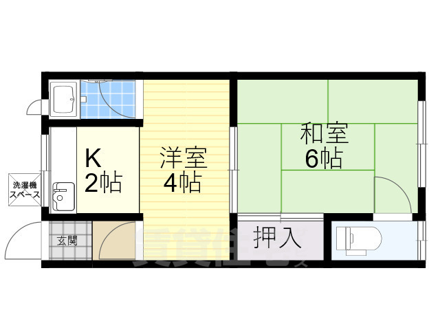 尾崎ハイツの間取り