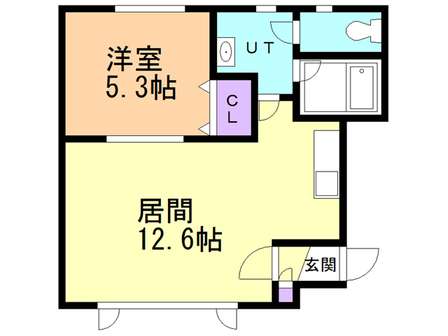 レジデンスアルメリアの間取り