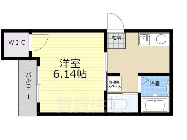 枚方市渚栄町のアパートの間取り