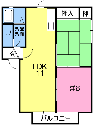 メゾンファミーユの間取り