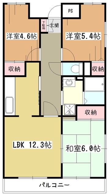 グランヒルの間取り