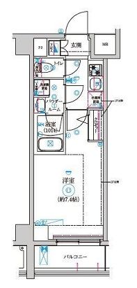 杉並区高井戸東のマンションの間取り