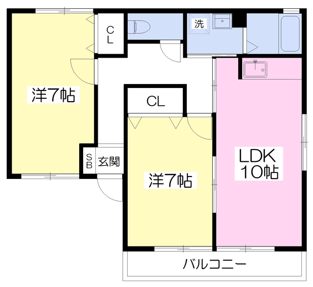 伊予郡砥部町重光のアパートの間取り