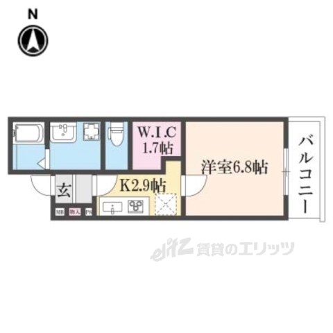 【クレアール堺町２の間取り】