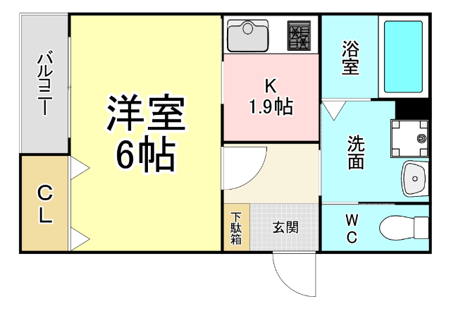 Ｅｌｌｉｎａ貴船Ｉの間取り