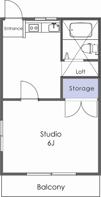 アビタシオンNAIIの間取り