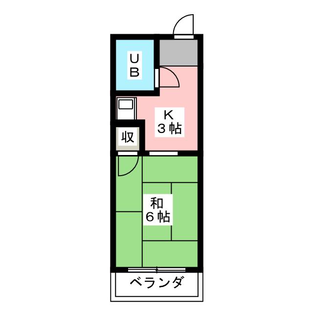 コーポシンコーＡ棟の間取り