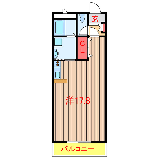 船橋市咲が丘のマンションの間取り