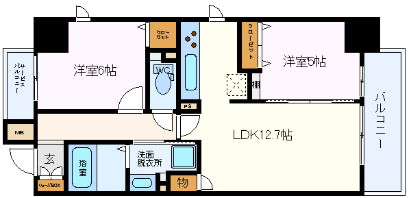 大拓メゾンの間取り