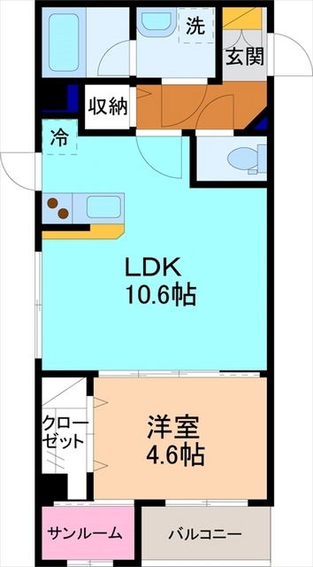 レクセラ増泉の間取り