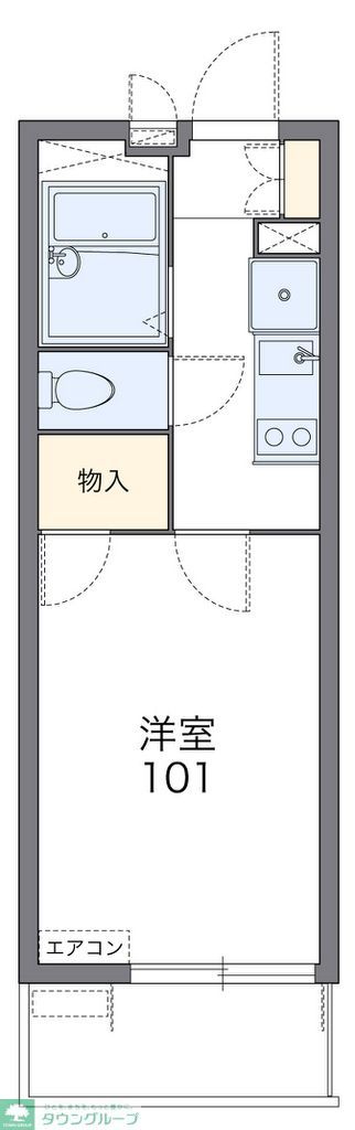 鎌倉市常盤のマンションの間取り