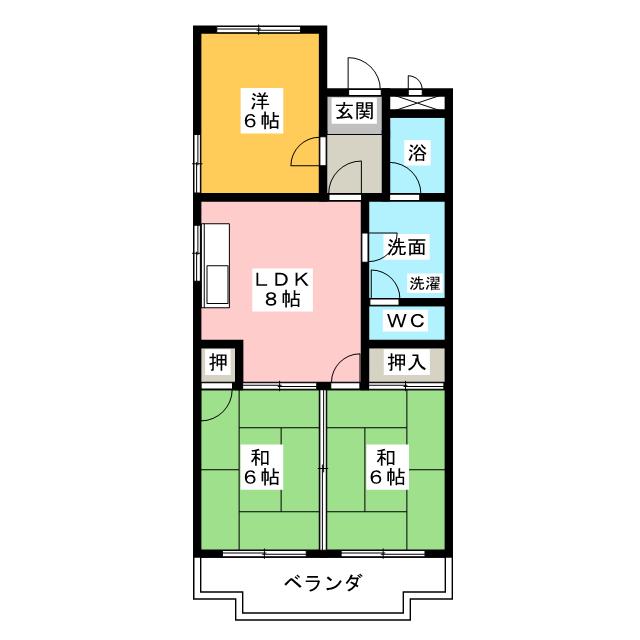 メゾン井上の間取り