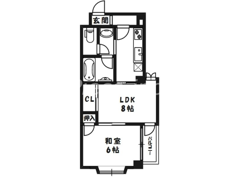 ベルメゾン高倉の間取り