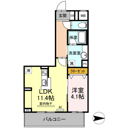 Ｄｉｍｏｒａｒｅの間取り