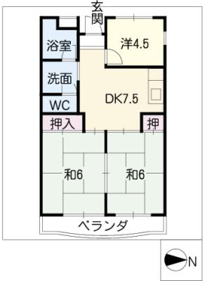 島田プラザの間取り